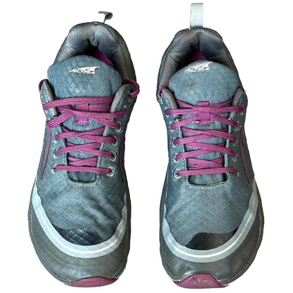 Altra Superior 2 Trail Running Shoe Zero Drop Gray Purple Women 8.5 UK 6.5 EU40